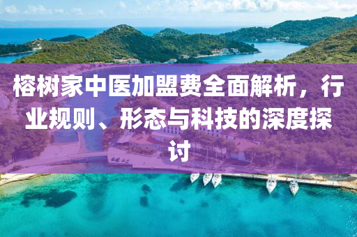 榕樹家中醫加盟費全面解析，行業規則、形態與科技的深度探討